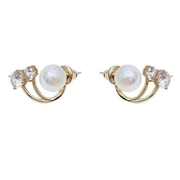 Sparkling Rhinestone Earrings - Picture 3 of 5